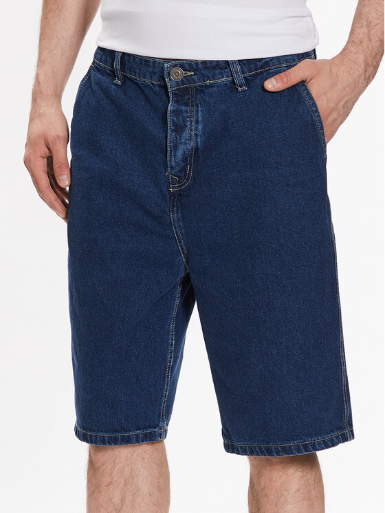 Джинсовые шорты стандартного кроя Brave Soul, синий джинсовые шорты brave soul серый