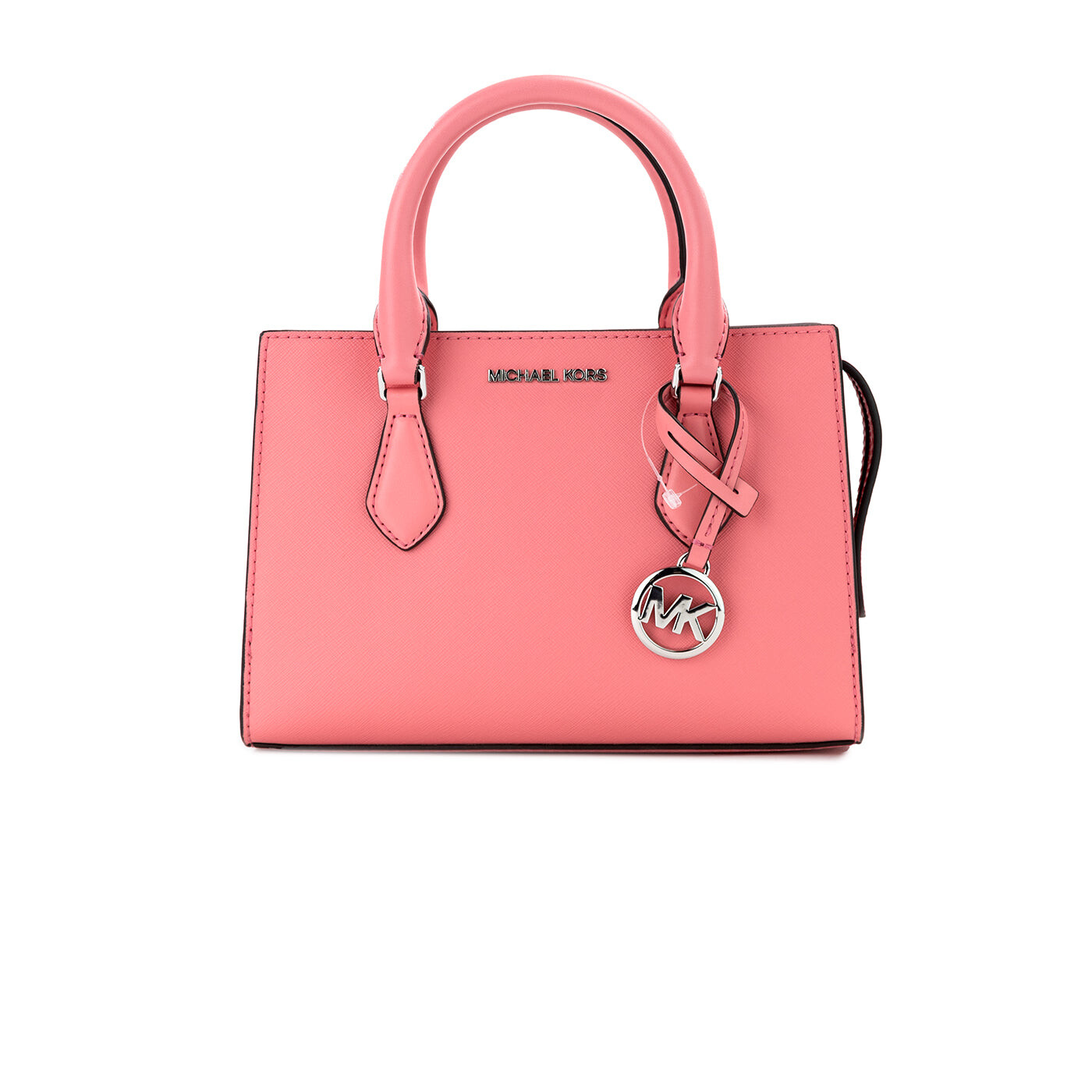 

Michael Kors Sheila Маленькая Чайная Роза Веганская Кожаная Сумка-портмоне с Центром На Молнии Женская Сумка, мультиколор