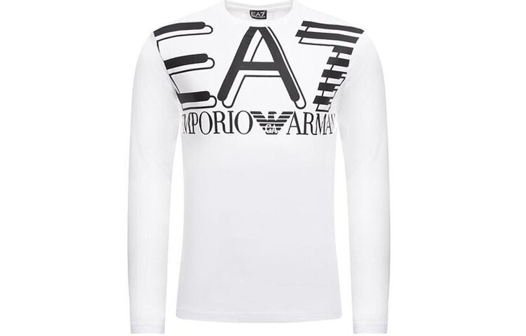 

EMPORIO ARMANI Мужской свитшот с принтом EA7 Белый