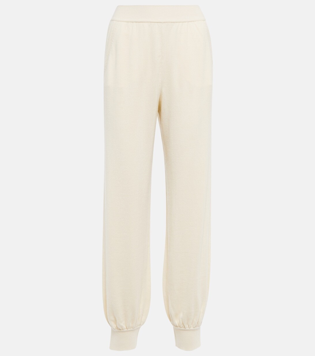

Кашемировые спортивные штаны LORO PIANA, белый