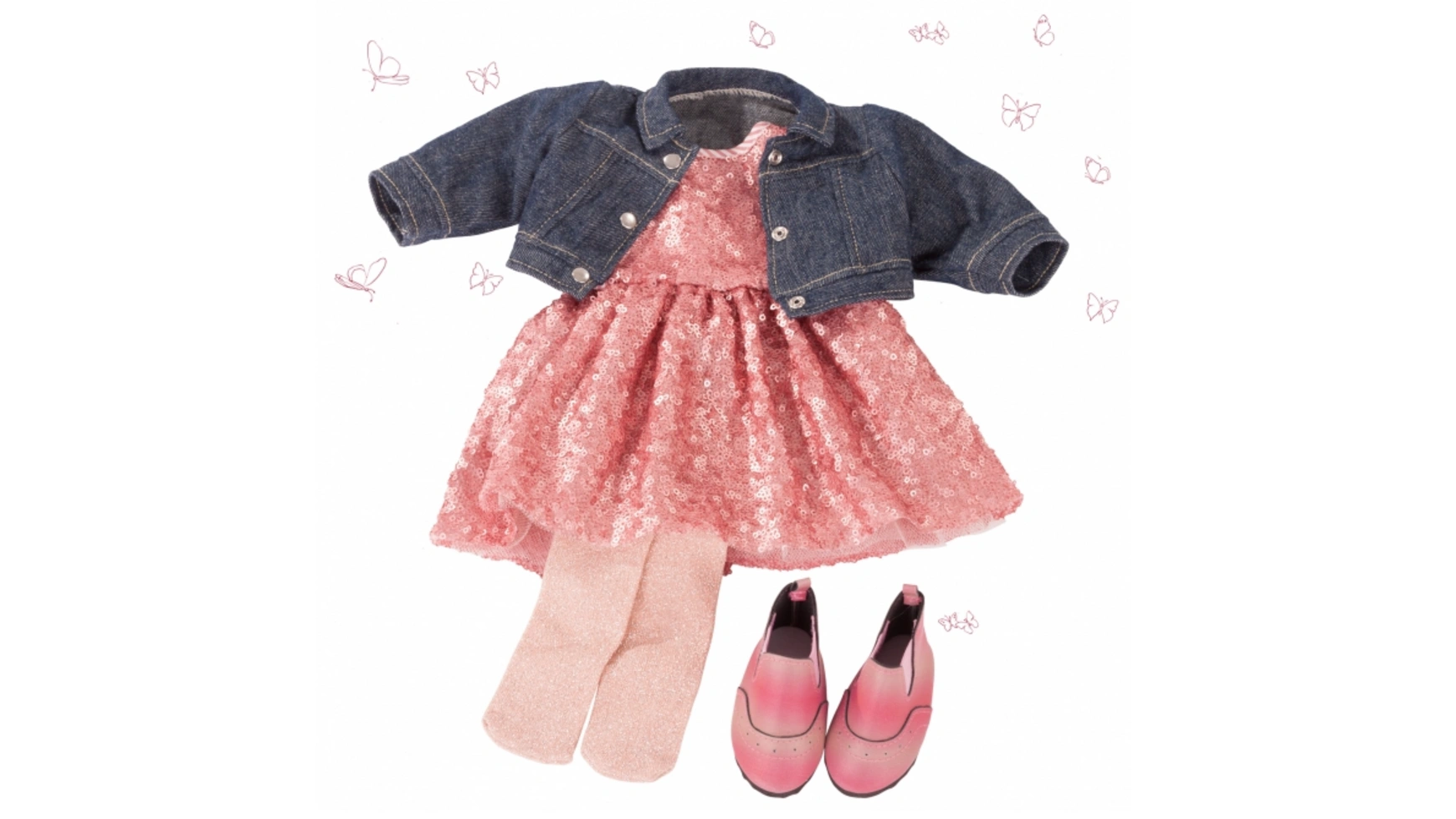 

Размер combi glitter glamour xl Götz Puppenmanufaktur