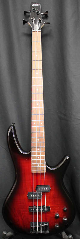 цена Басс гитара Ibanez GSR200SM 4-String Electric Bass Guitar Red Burst