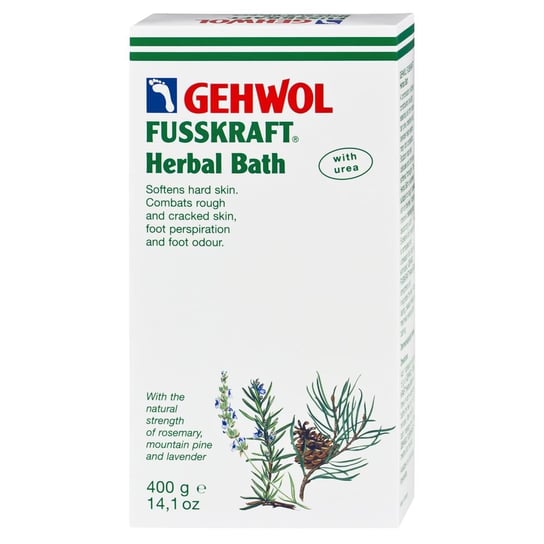 Травяная соль для ванн для ног, 400 г Gehwol, Fusskraft Herbal Bath gehwol fusskraft ванна травяная для ног 400 мл