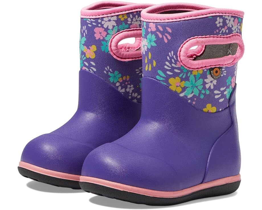 

Ботинки Bogs Baby Classic Water Garden, цвет Purple Multi