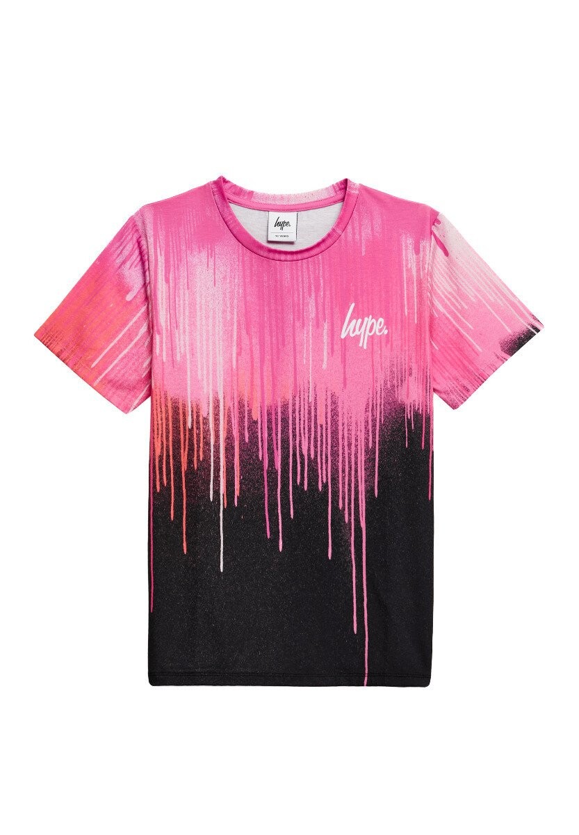 

Футболка с принтом TIE DYE SCRIPT Hype, цвет pink