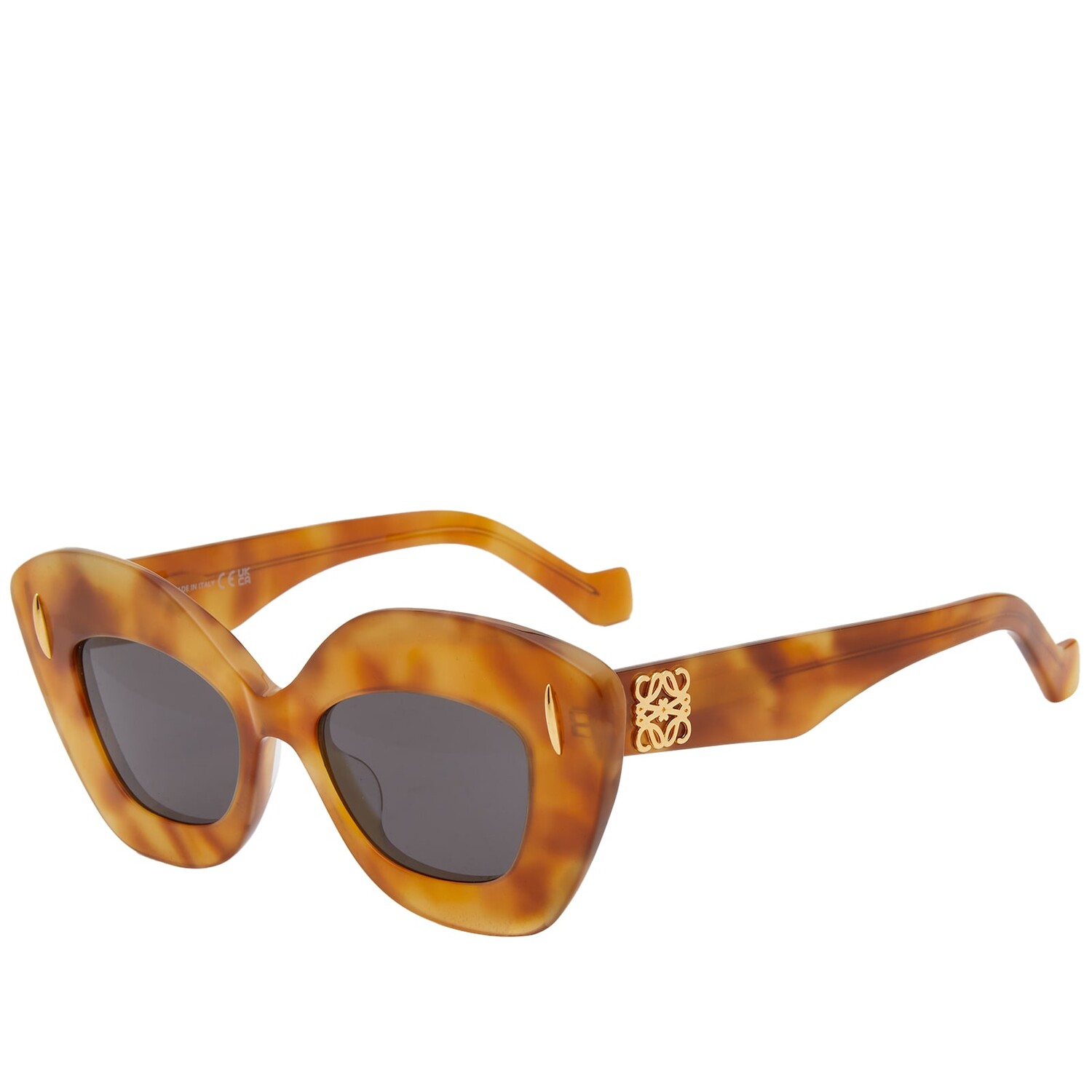 

Солнцезащитные очки Loewe Eyewear Anagram Sunglasses, цвет Blonde Havana