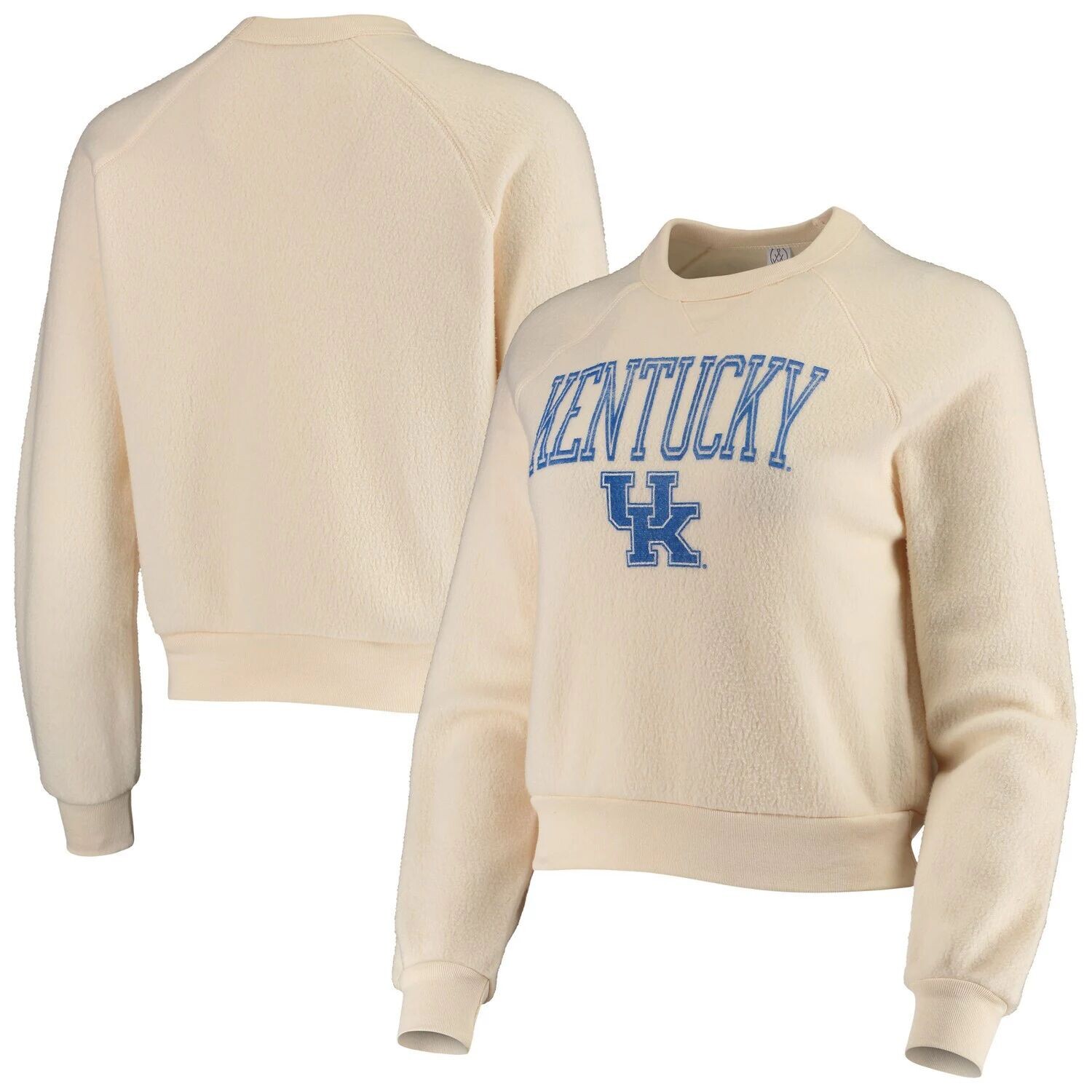 

Женская альтернативная одежда кремового цвета Kentucky Wildcats Eco-Teddy Baby Champ Tri-Blend Толстовка