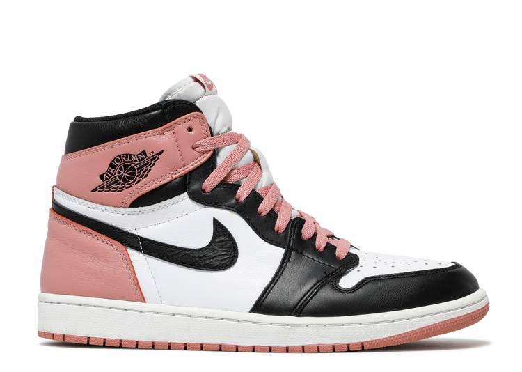 

Кроссовки AIR JORDAN 1 RETRO HIGH NRG 'RUST PINK', белый, Белый;серый