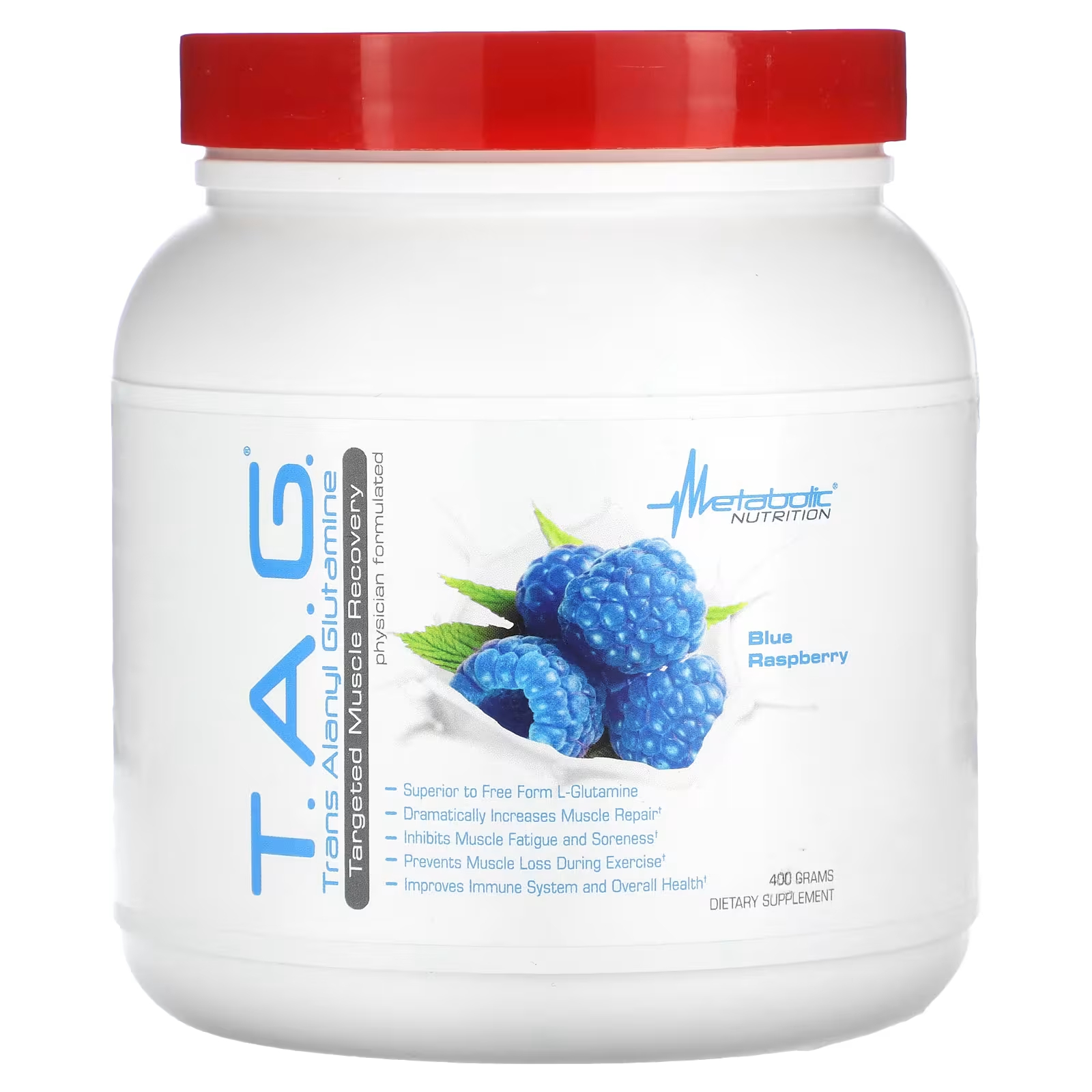 Пищевая добавка Metabolic Nutrition TAG со вкусом голубой малины, 400 г metabolic nutrition tri pep лимонад 400 грамм