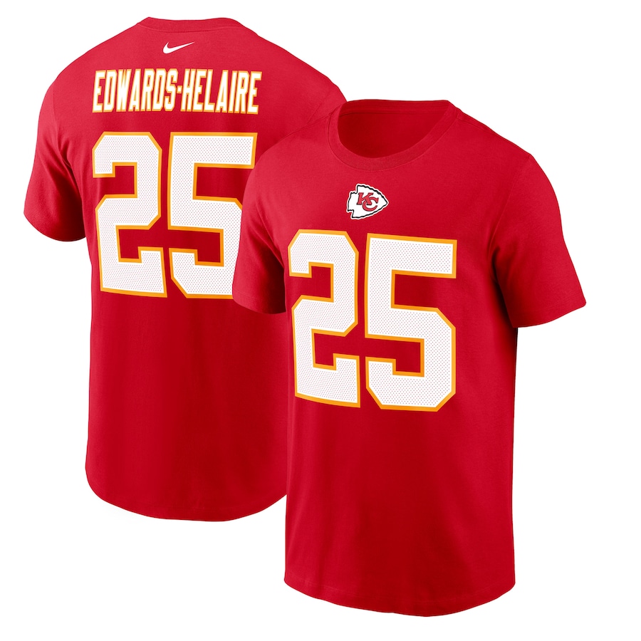 

Футболка с именем и номером Nike Kansas City Chiefs, красный