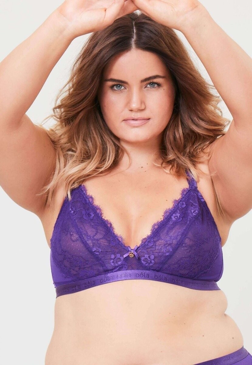 

Треугольный бюстгальтер Oola Lingerie, фиолетовый