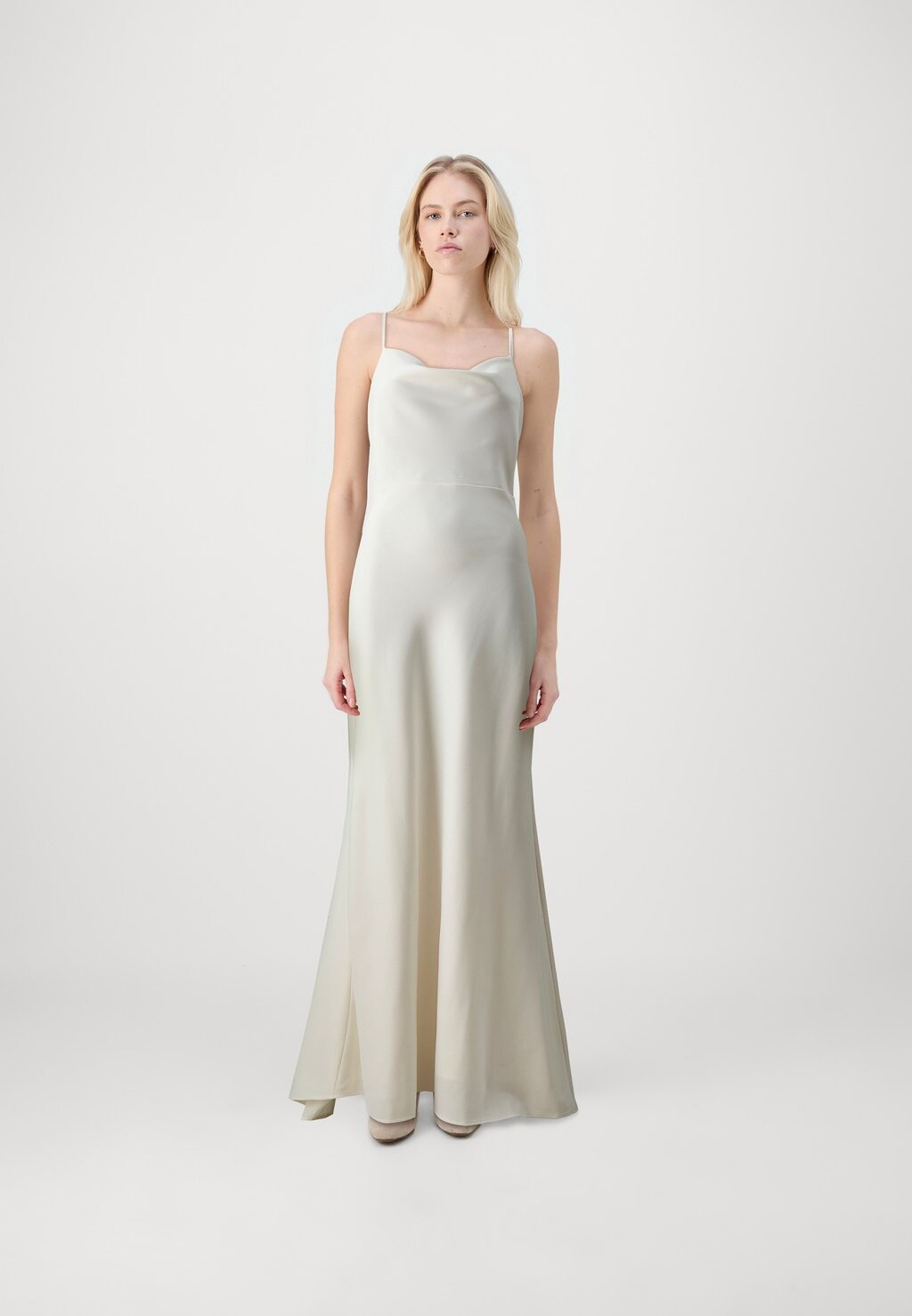 

Вечернее платье YASDOTTEA STRAPBACK TRAIN DRESS YAS, белый