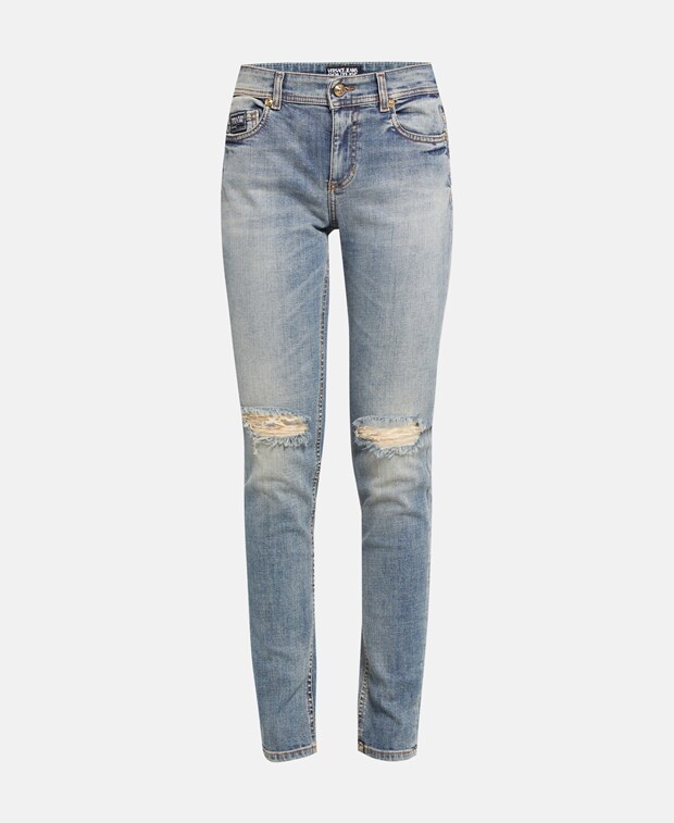 

Джинсы узкого кроя Versace Jeans Couture, индиго