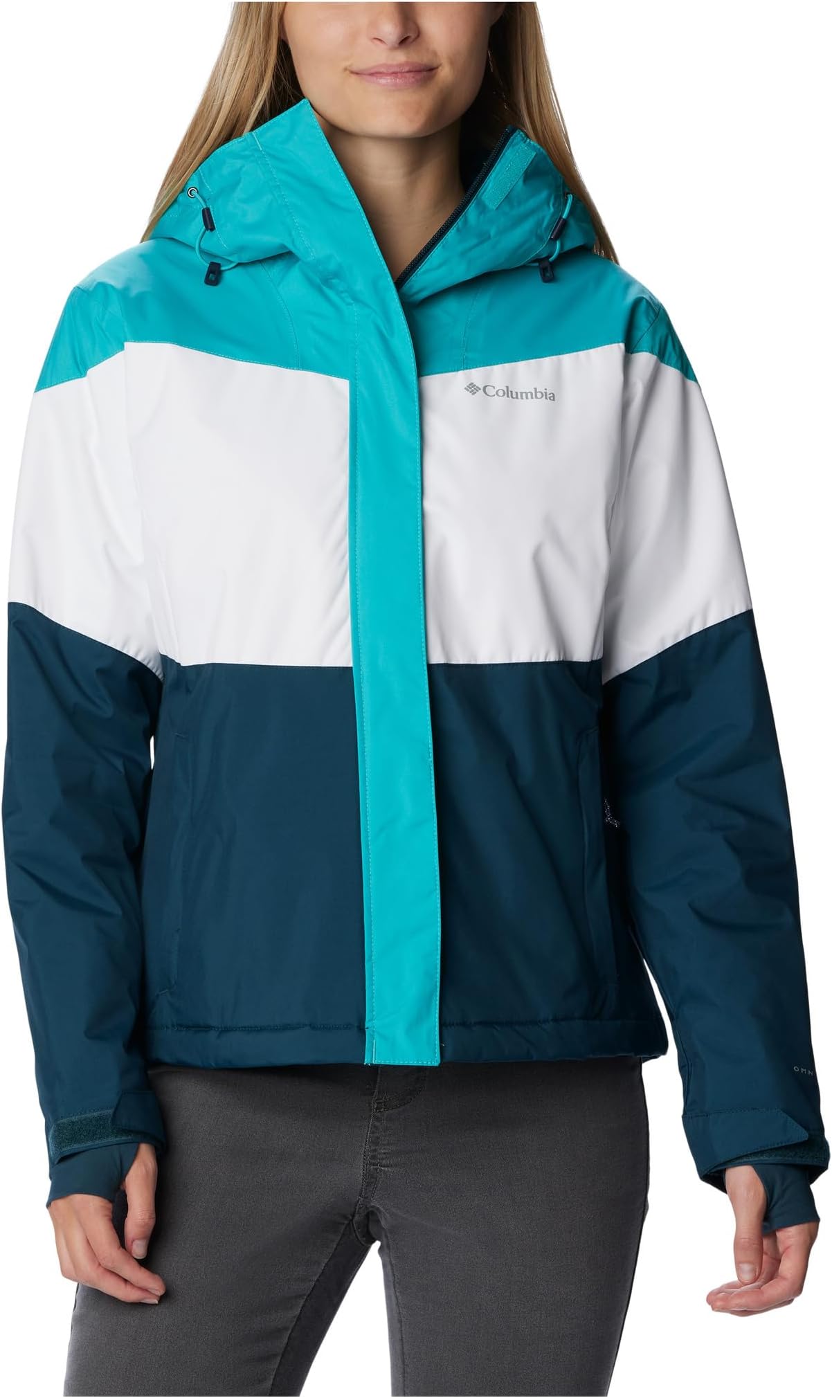 

Утепленная куртка Tipton Peak II Columbia, цвет Bright Aqua/White/Night Wave