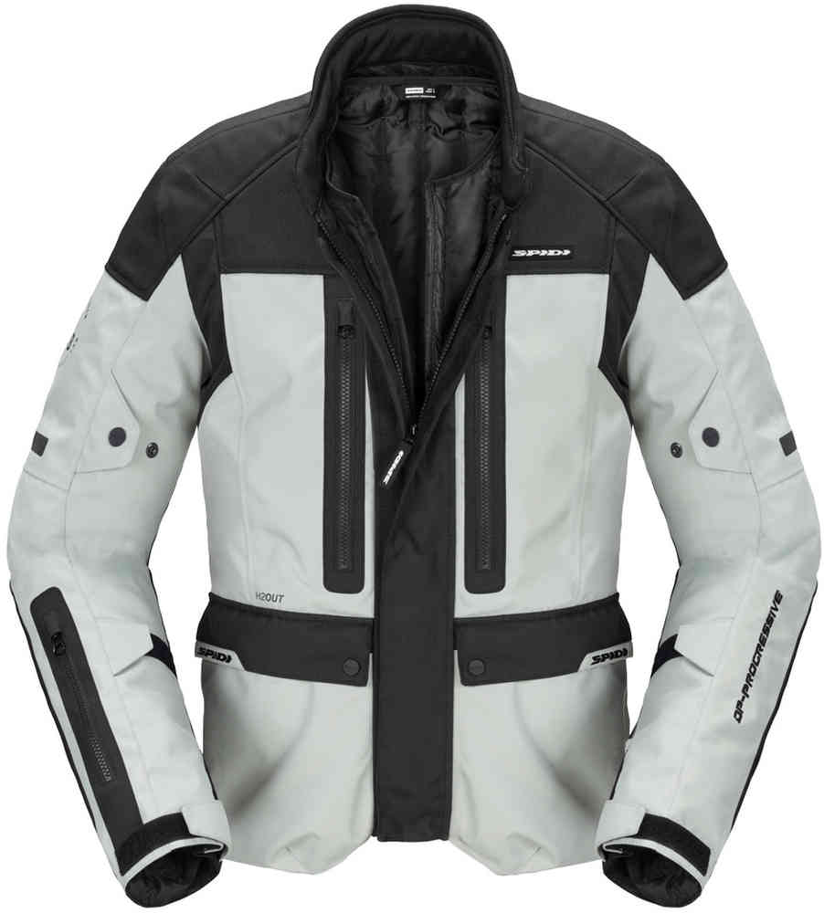 цена Мотоциклетная текстильная куртка Traveller 3 H2Out Spidi, серый/черный