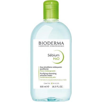 Мицеллярная вода Sebium H2O Solution 500 мл, Bioderma bioderma набор очищающий гель 500 мл мицеллярная вода 500 мл bioderma sebium