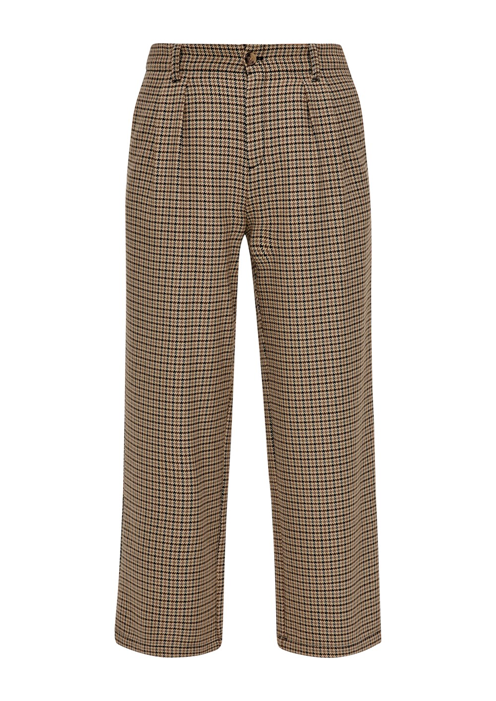 Широкие брюки со складками спереди S.Oliver, бежевый широкие брюки со складками misspap бежевый