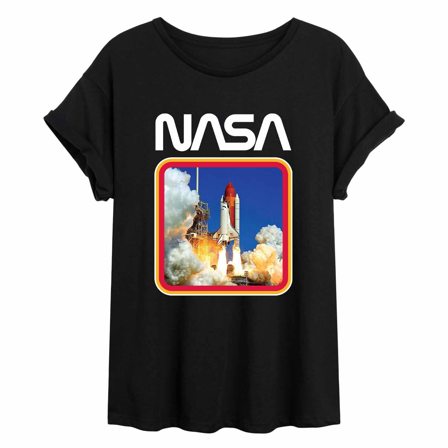 

Струящаяся футболка для юниоров NASA Shuttle Launch Licensed Character