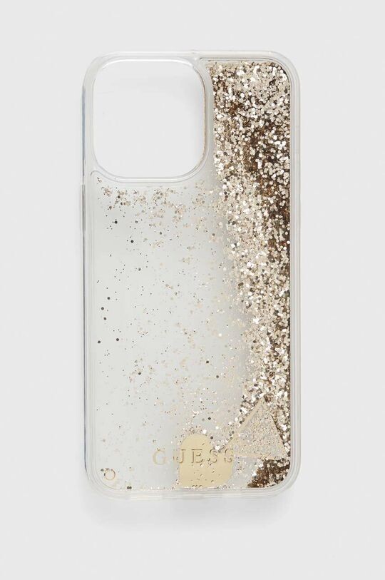 

Чехол для iPhone 14 Pro Max 6,7 дюйма Guess, золотой