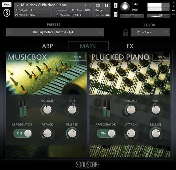 

Sonuscore Origins Volume 2: Музыкальная шкатулка и щипковое фортепиано