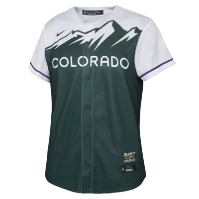 

Джерси Nike Colorado Rockies City Connect, цвет White/Green