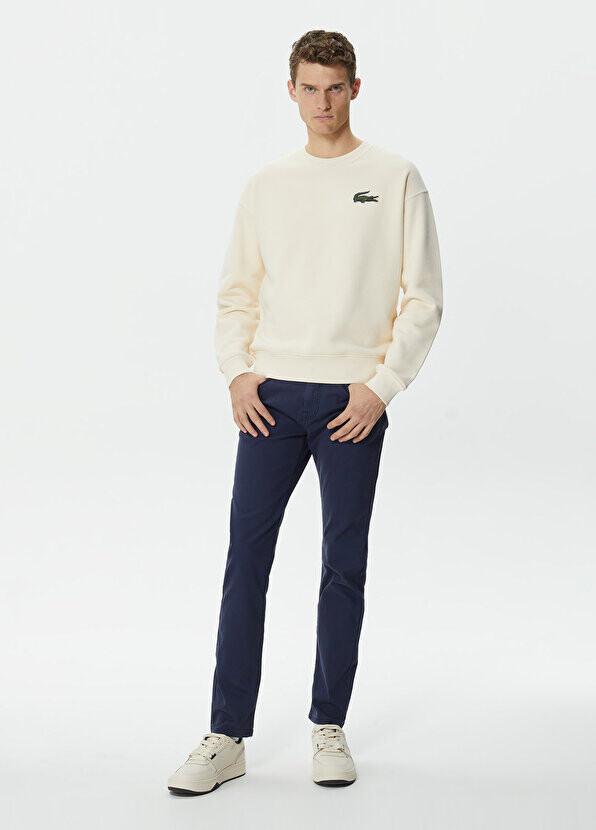

Приталенные темно-синие мужские брюки Lacoste, Синий