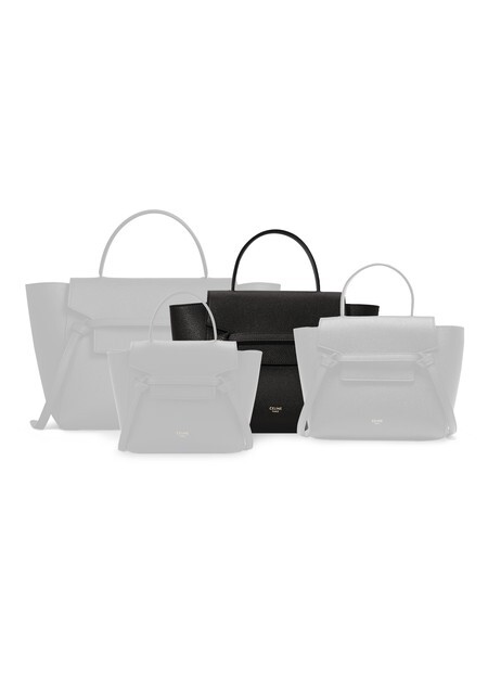 

Поясная сумка Micro из зернистой телячьей кожи. Celine