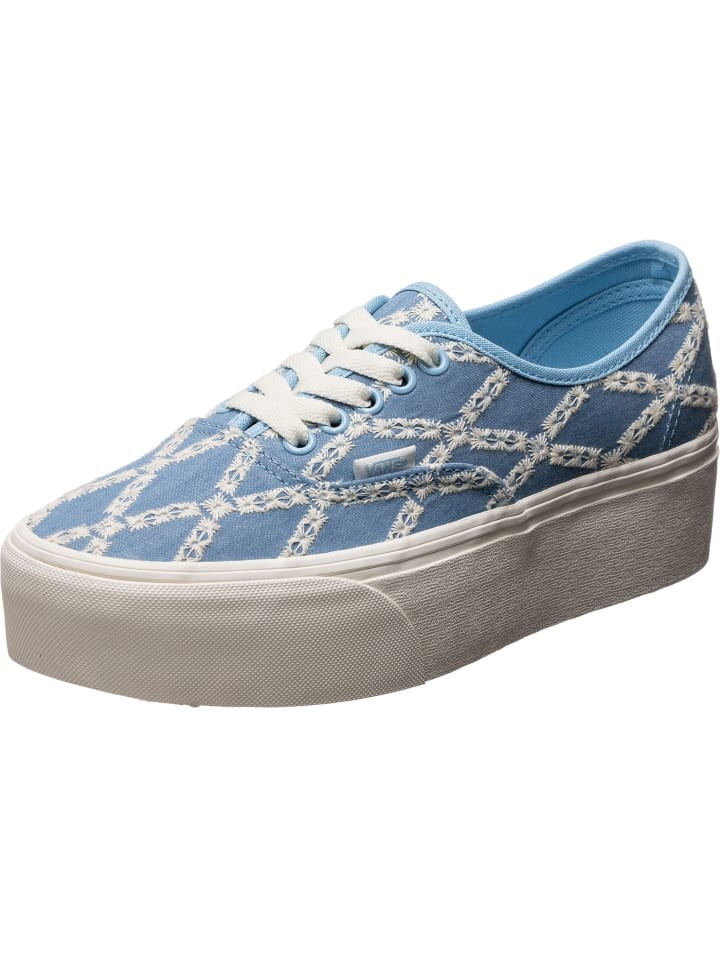 

Кроссовки на шнуровке Vans, цвет light blue