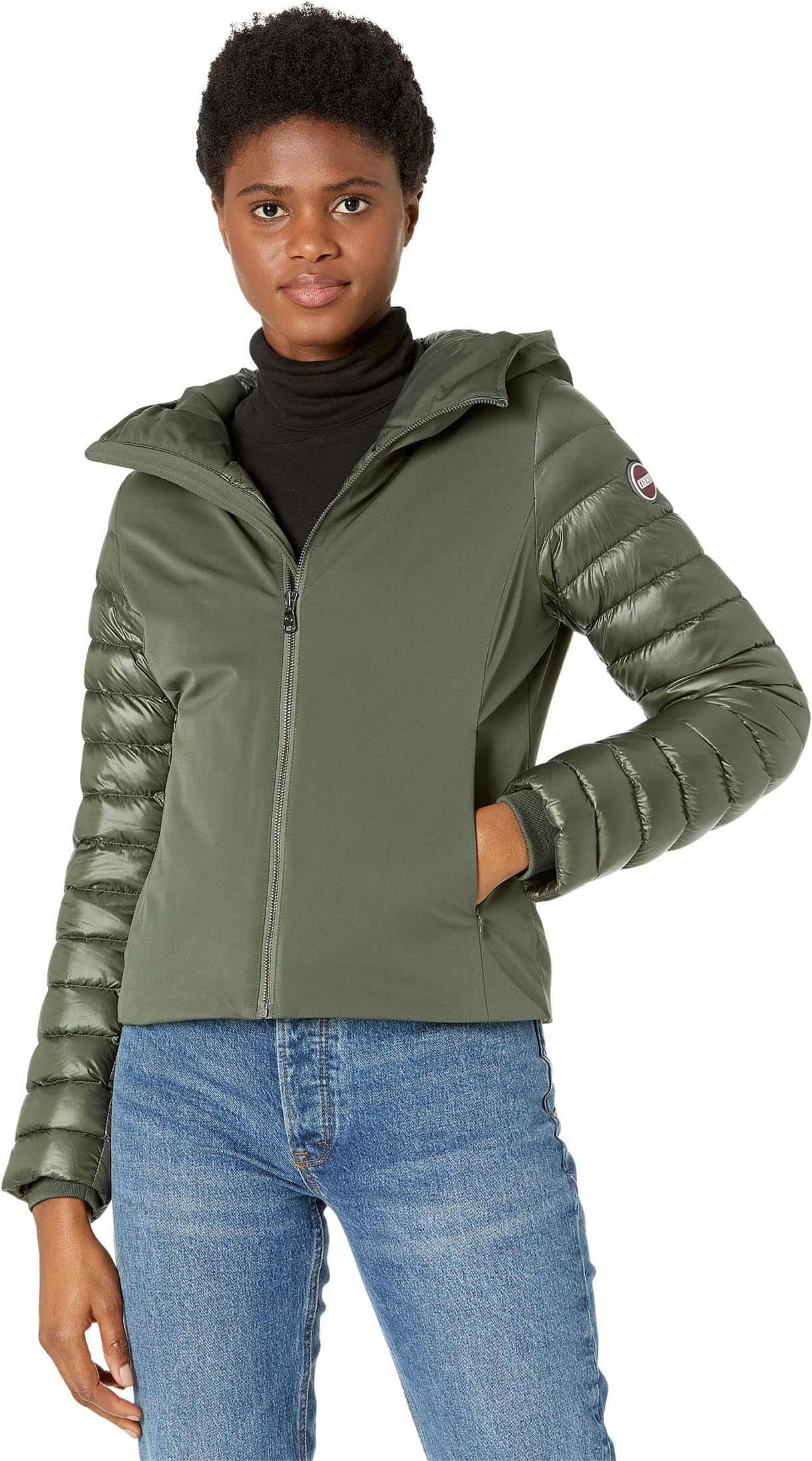 

Куртка COLMAR Super Light Polyamide Fabric Jacket with Hood, цвет Matcha