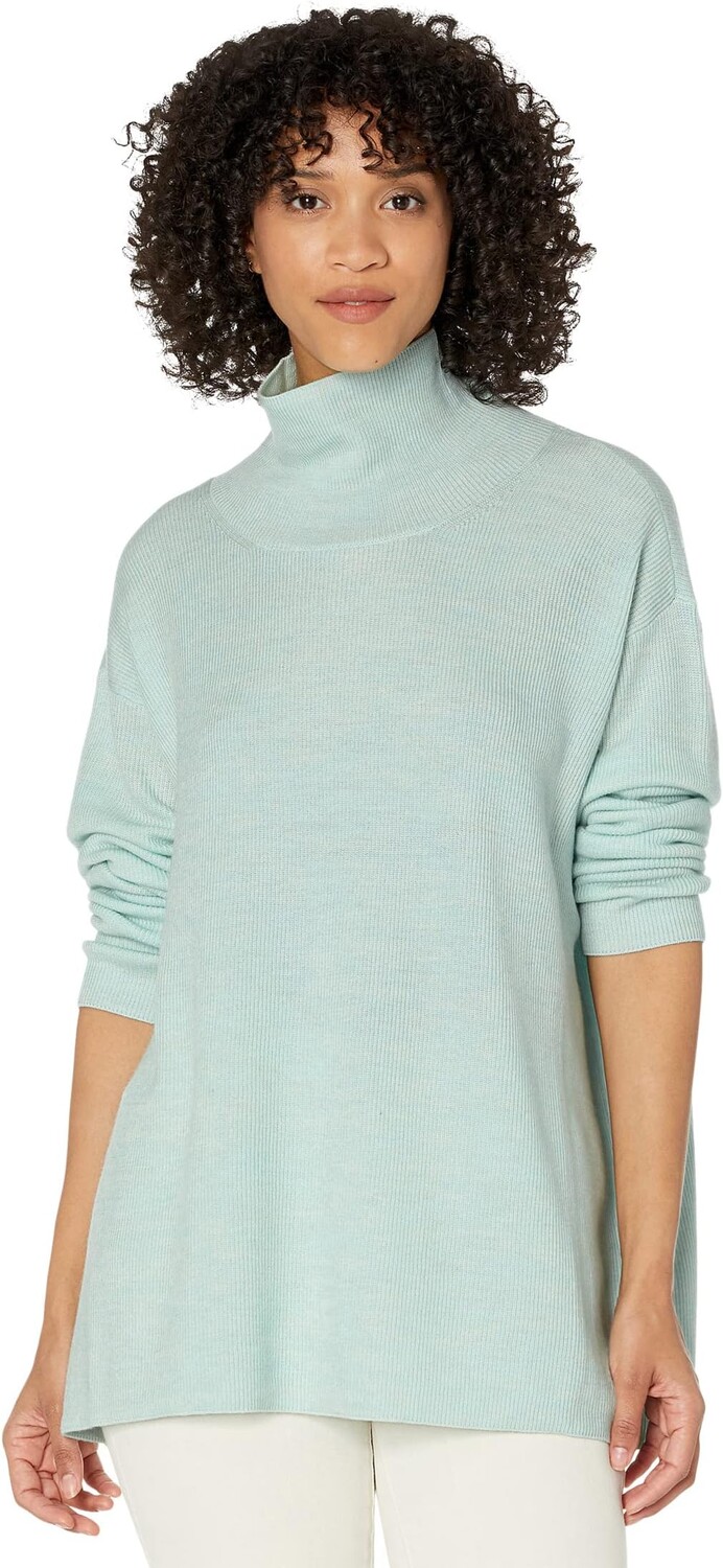 

Свитер Eileen Fisher Turtleneck Sweater in Merino Wool, цвет Clearwater