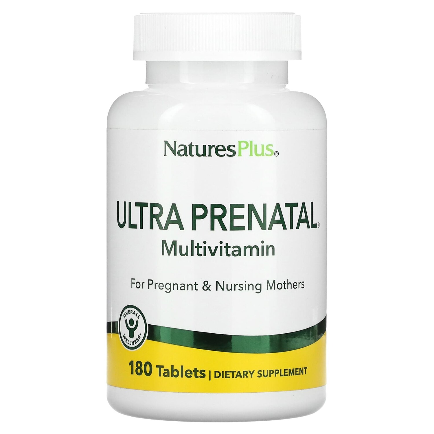 

Ultra Prenatal, мультивитамины для беременных, 180 таблеток, NaturesPlus