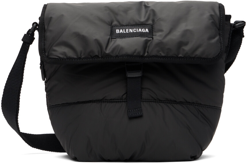 

Черная сумка-мессенджер Puffy Explorer Balenciaga