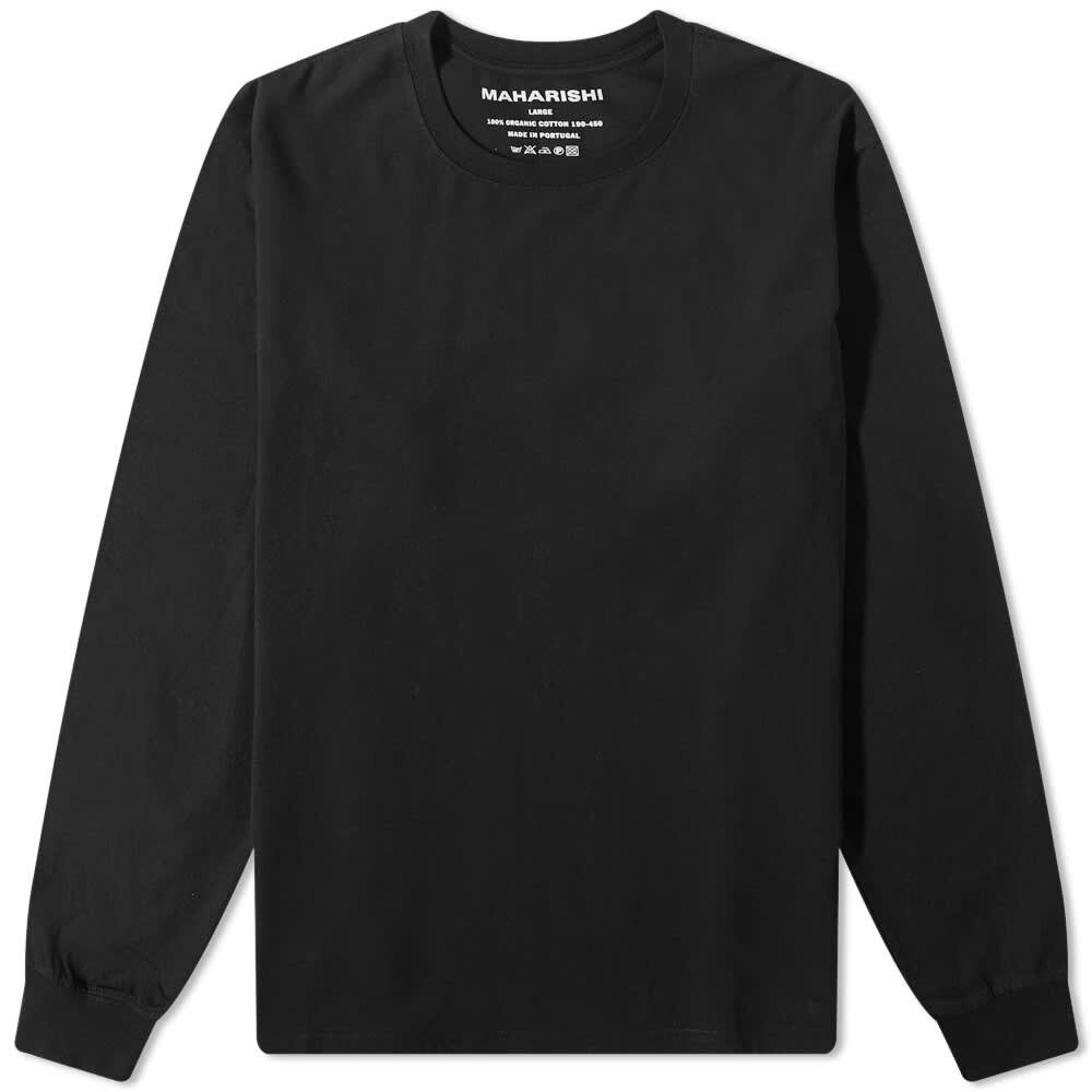 

Футболка Maharishi «Самурай против дракона» с длинными рукавами, черный