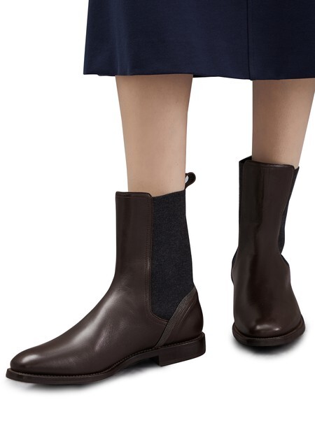 

Кожаные ботинки челси Brunello Cucinelli