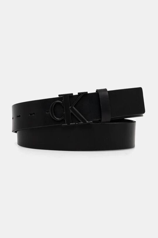 

Кожаный ремень Calvin Klein Jeans, черный