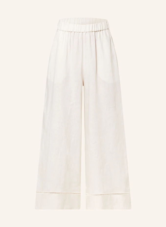 

Льняные кюлоты brama Maxmara Leisure, экрю