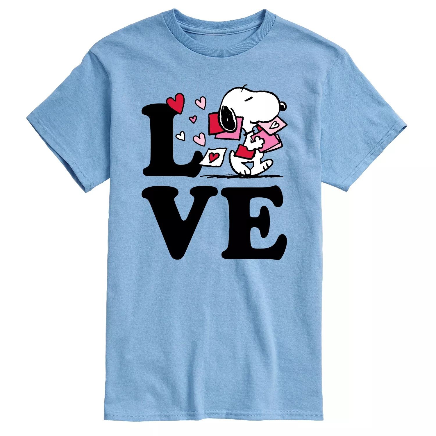

Мужская футболка Peanuts Love Snoopy Licensed Character