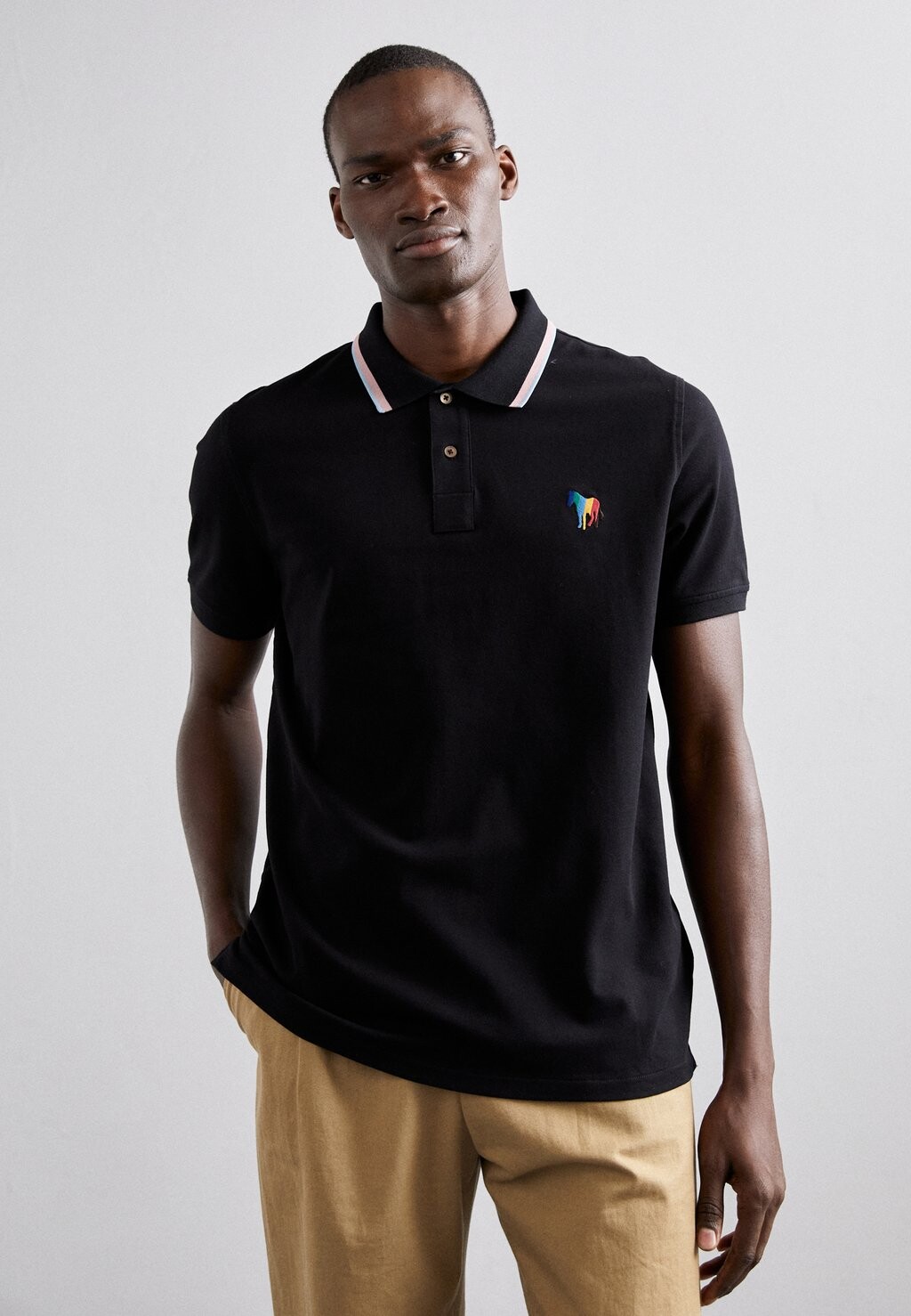 

Рубашка-поло MENS FIT PS Paul Smith, цвет black