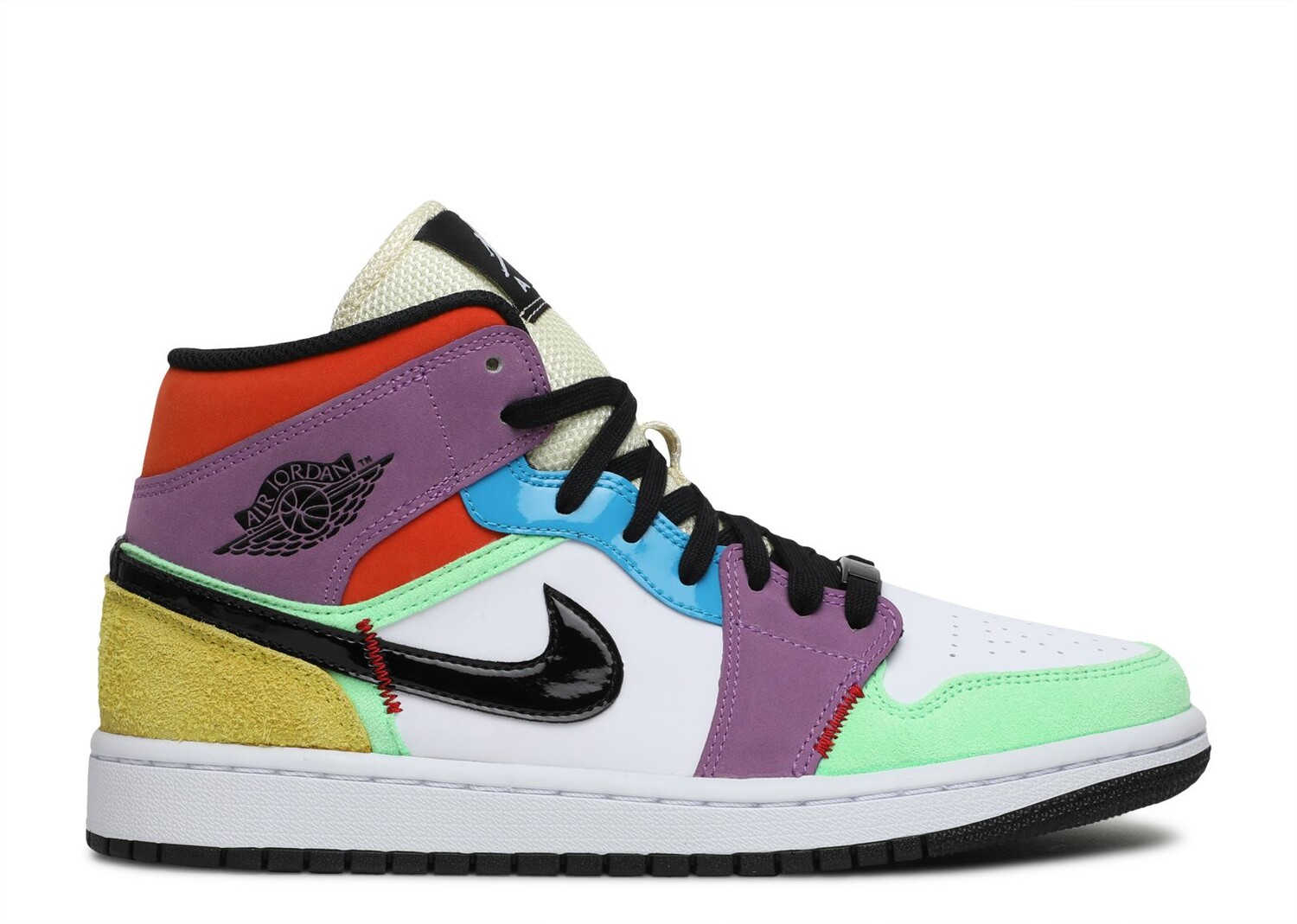 

Кроссовки Air Jordan Wmns Air Jordan 1 Mid Se 'Lightbulb', разноцветный