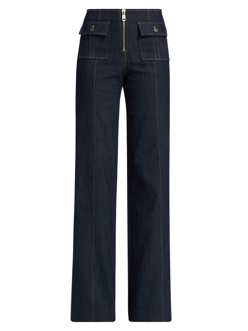 Широкие джинсы Azure с высокой посадкой Cinq à Sept, индиго джинсы francine с высокой посадкой цвета индиго cinq à sept цвет blue