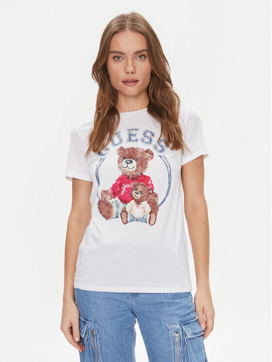 

Футболка стандартного кроя Guess, белый