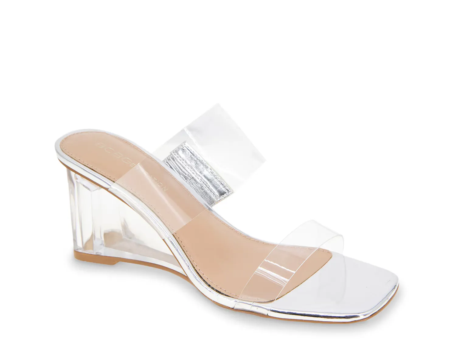 

Сандалии Lorie Wedge Sandal Bcbgeneration, серебряный