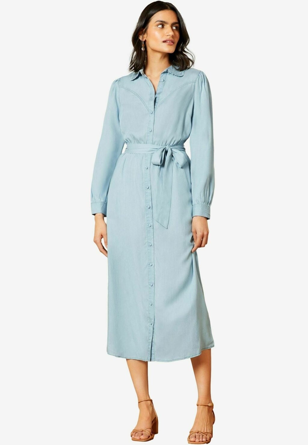 

Платье-рубашка LONG SLEEVE MIDI Love & Roses, синий