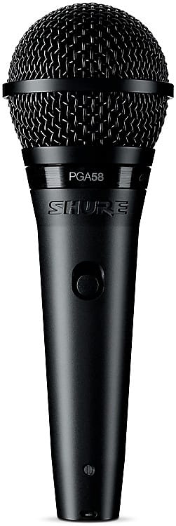 Кардиоидный динамический вокальный микрофон Shure PGA58-LC shure sm58 lc динамический кардиоидный вокальный микрофон