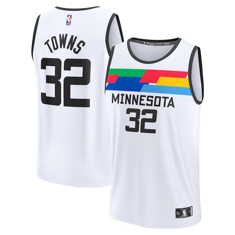 

Джерси Fanatics Branded Minnesota Timberwolves, белый