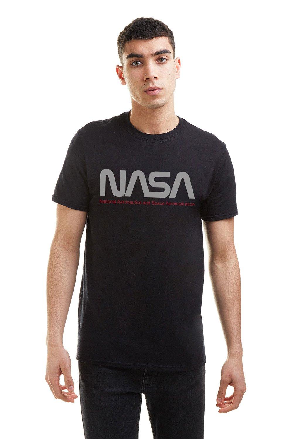 Хлопковая футболка Insignia NASA, черный цена и фото