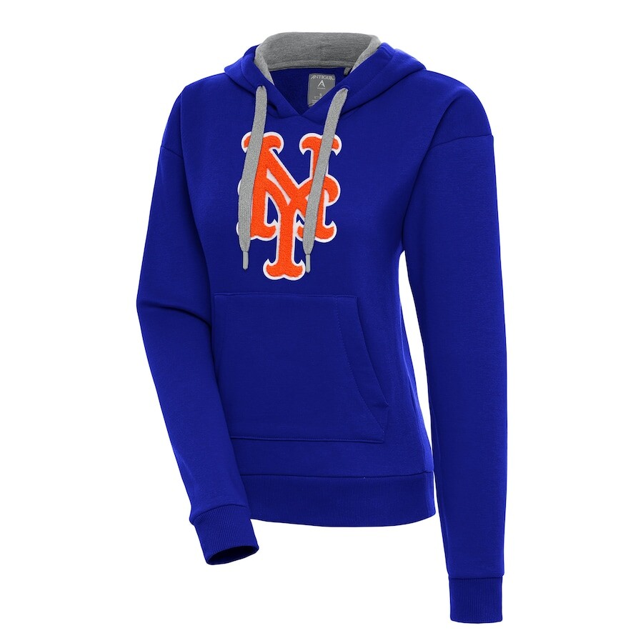 

Пуловер с капюшоном Antigua New York Mets, роял