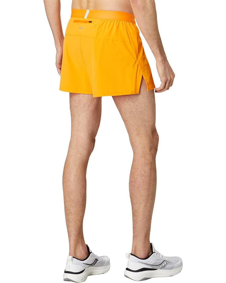 Шорты Saucony Outpace 2.5 Split Shorts, цвет Marigold