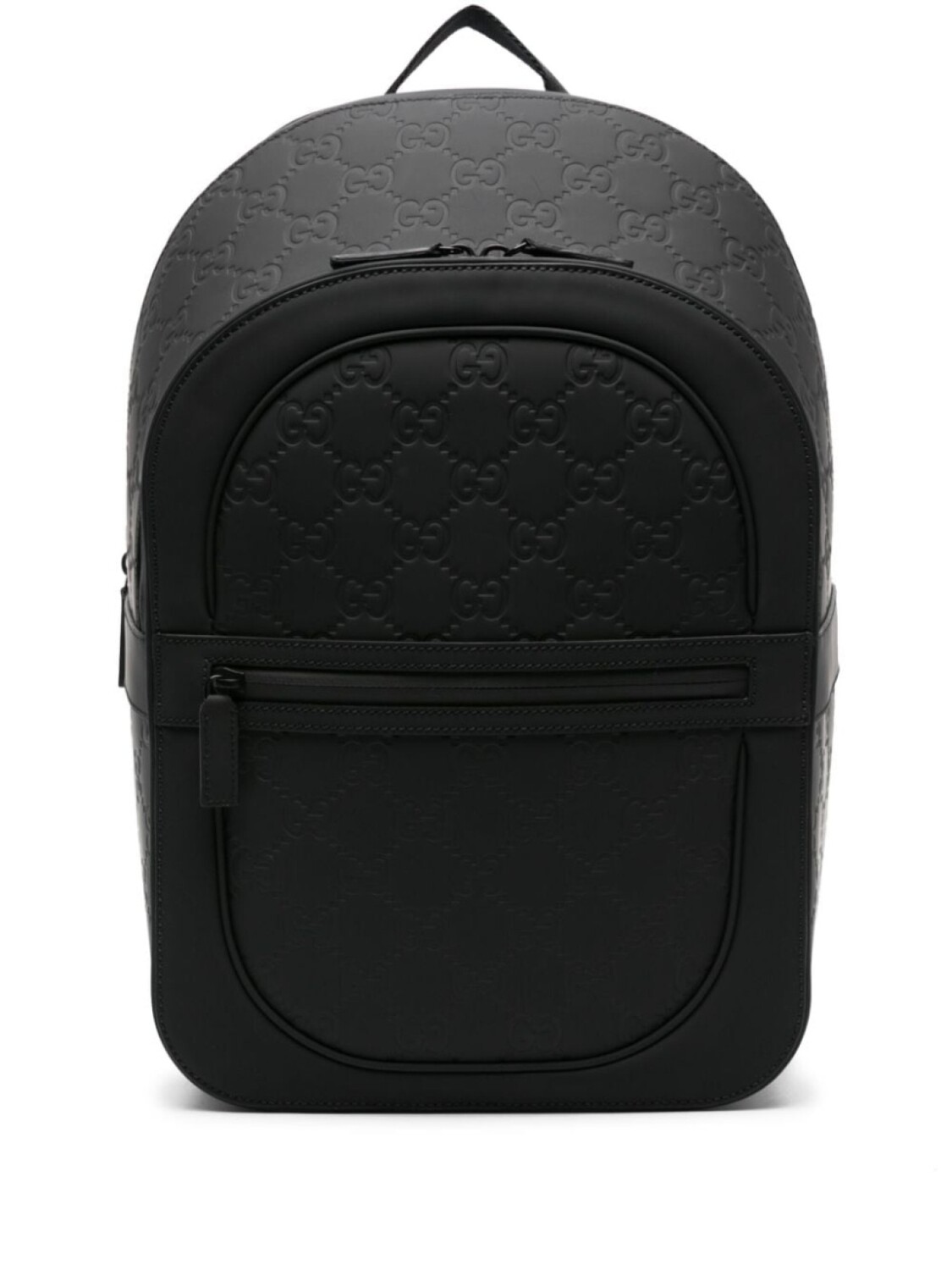 

Gucci рюкзак с тисненой монограммой GG, черный