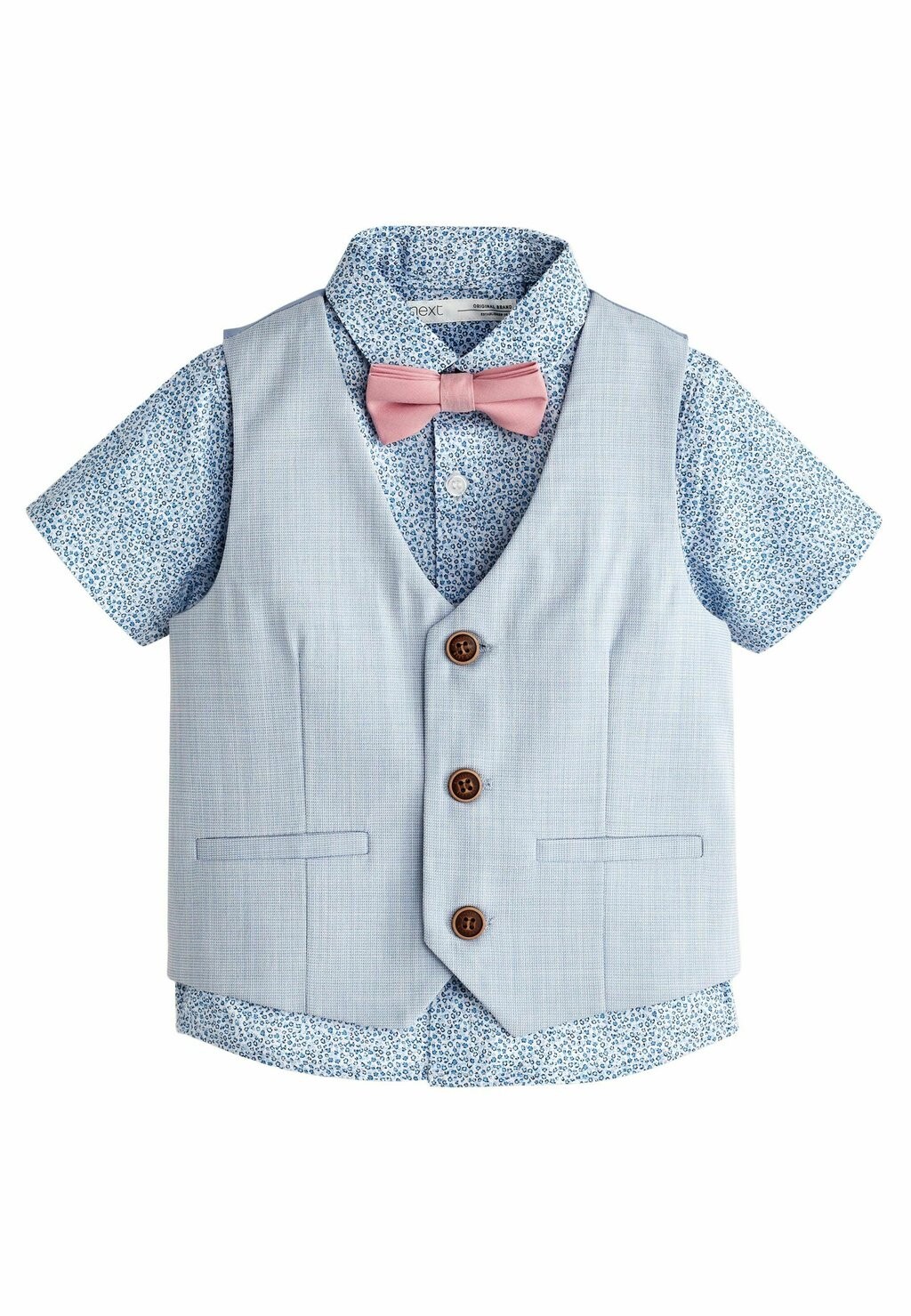 

Жилет 3 PC SET . Next, цвет blue floral